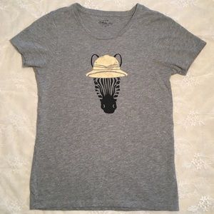J Crew Zebra Tee